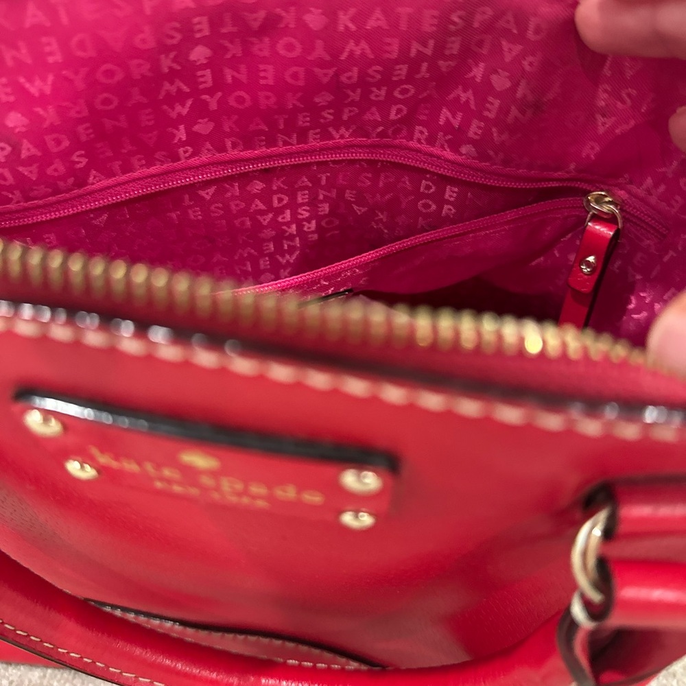 Kate Spade Cherry Red Satchel - Picture 4 of 10